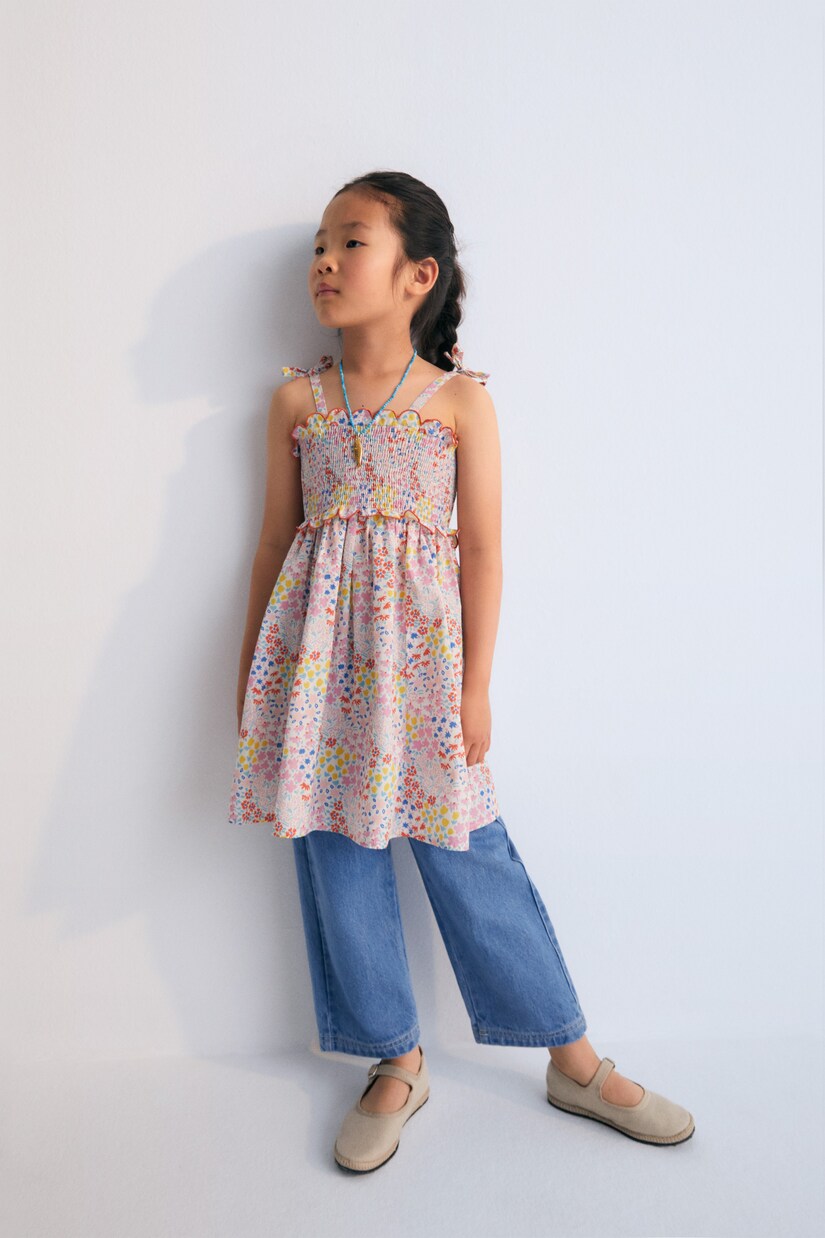 Greneva floral smocked cotton dress | The New Society