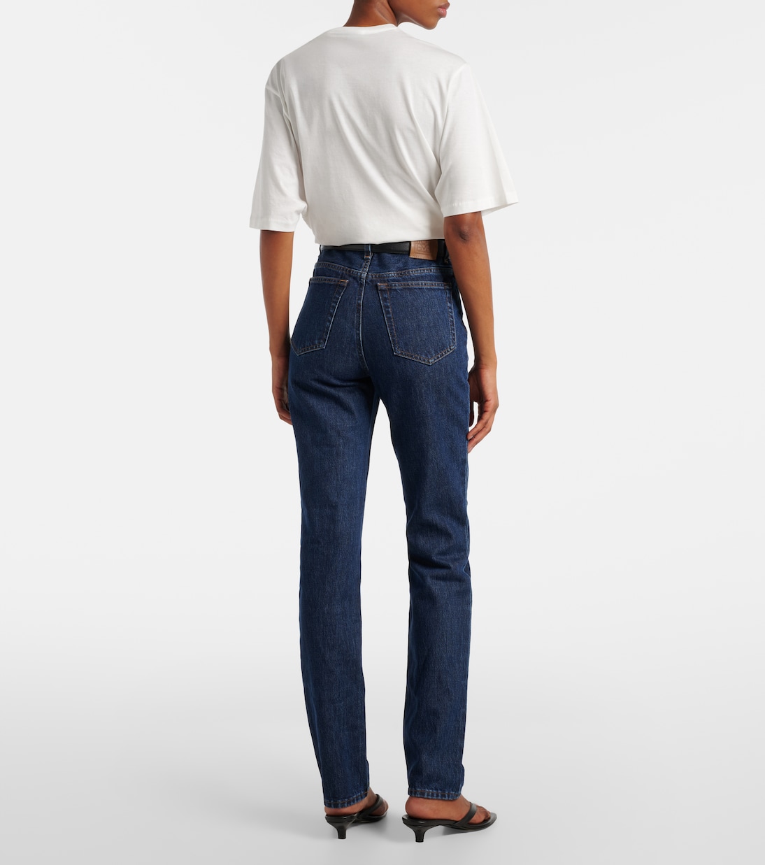 Jeans slim a vita alta | Toteme