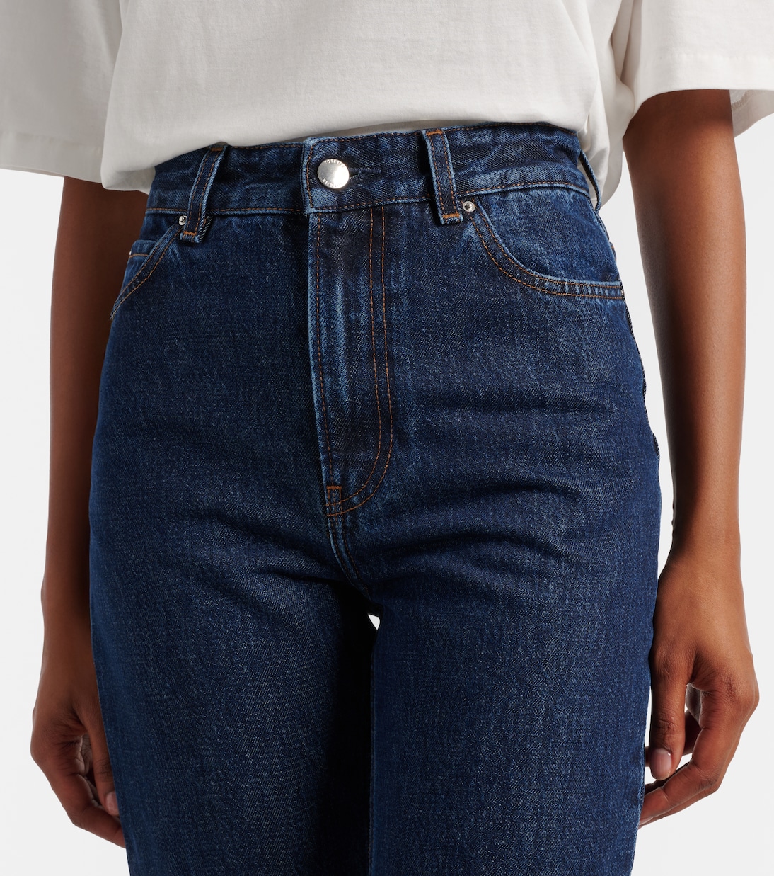 Jeans slim a vita alta | Toteme