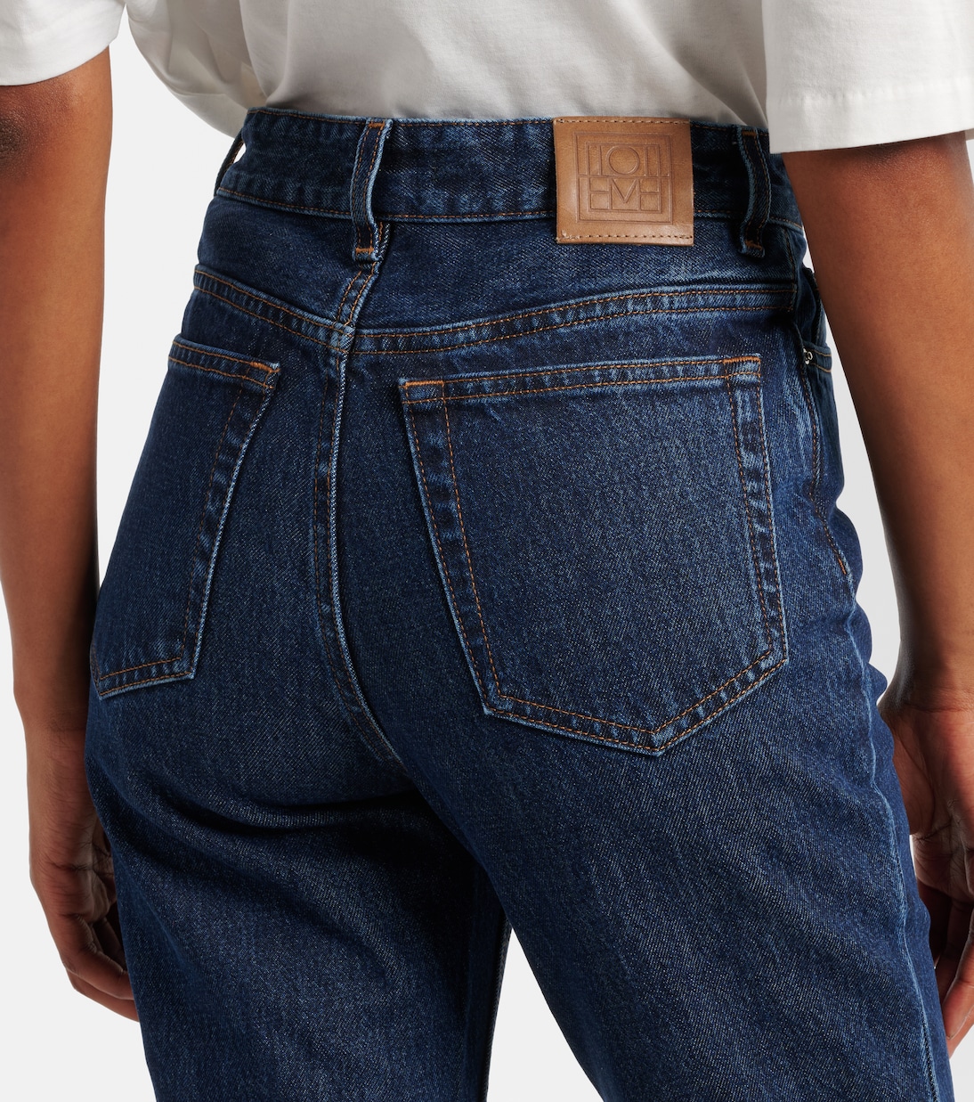 Jeans slim a vita alta | Toteme