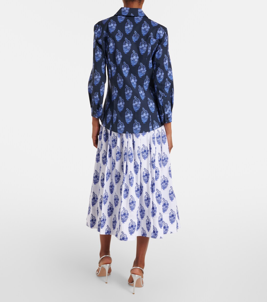 Icon floral cotton-blend shirt | Carolina Herrera