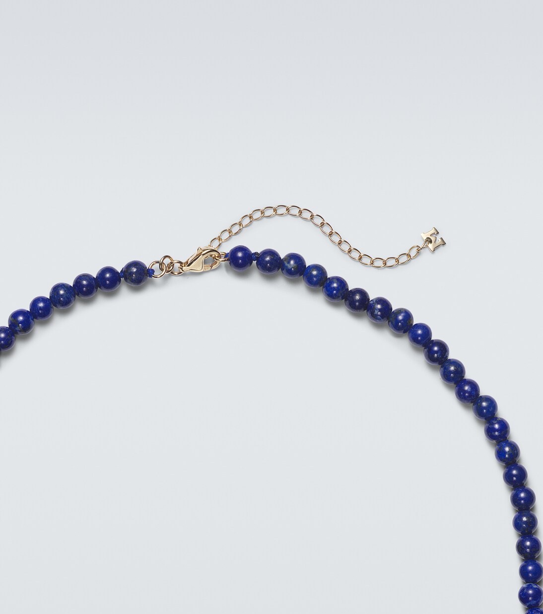 14kt gold necklace with lapis | Mateo