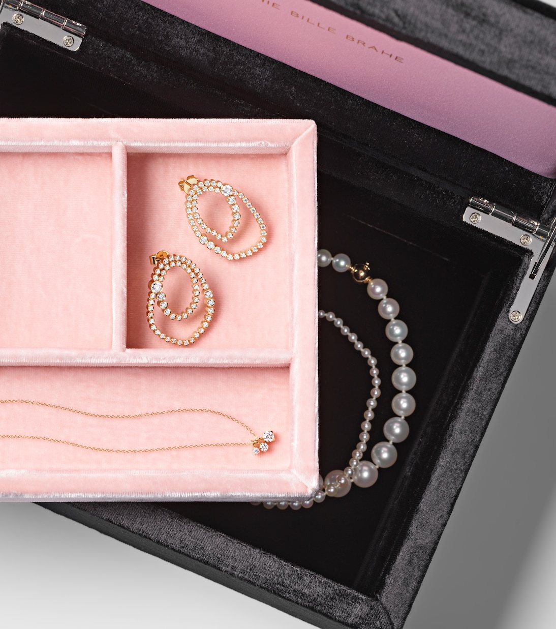 Schmuckkästchen Trésor Grande aus Samt | Sophie Bille Brahe