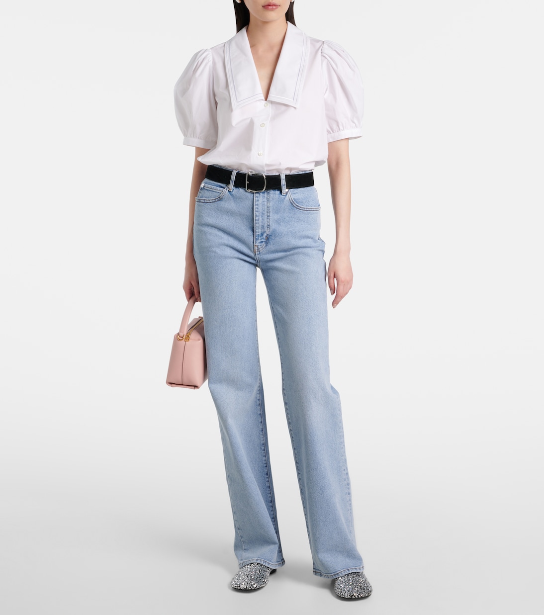 Arrow high-rise bootcut jeans | Frame