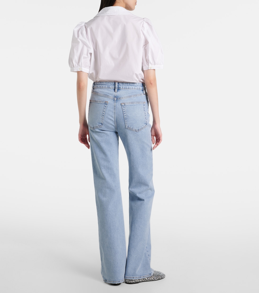 Arrow high-rise bootcut jeans | Frame