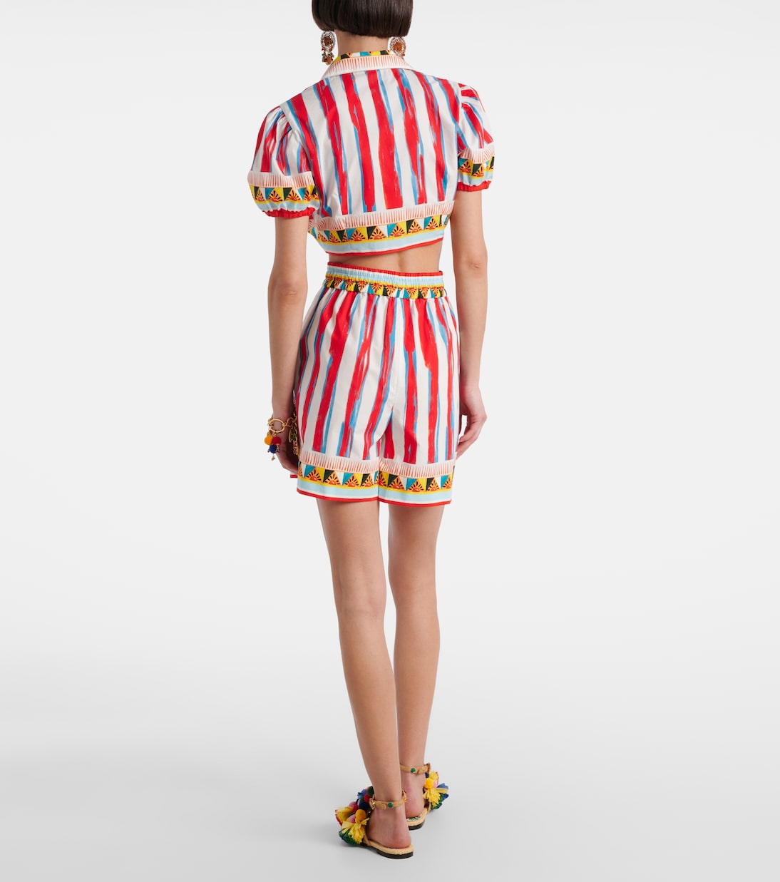 Shorts de algodón estampados | Dolce&Gabbana