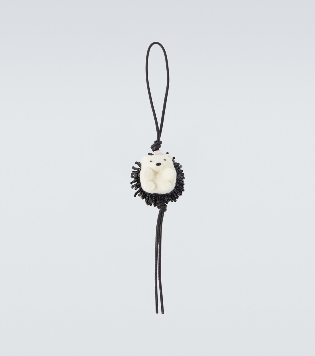 Hedgehog beaded bag charm | Loewe