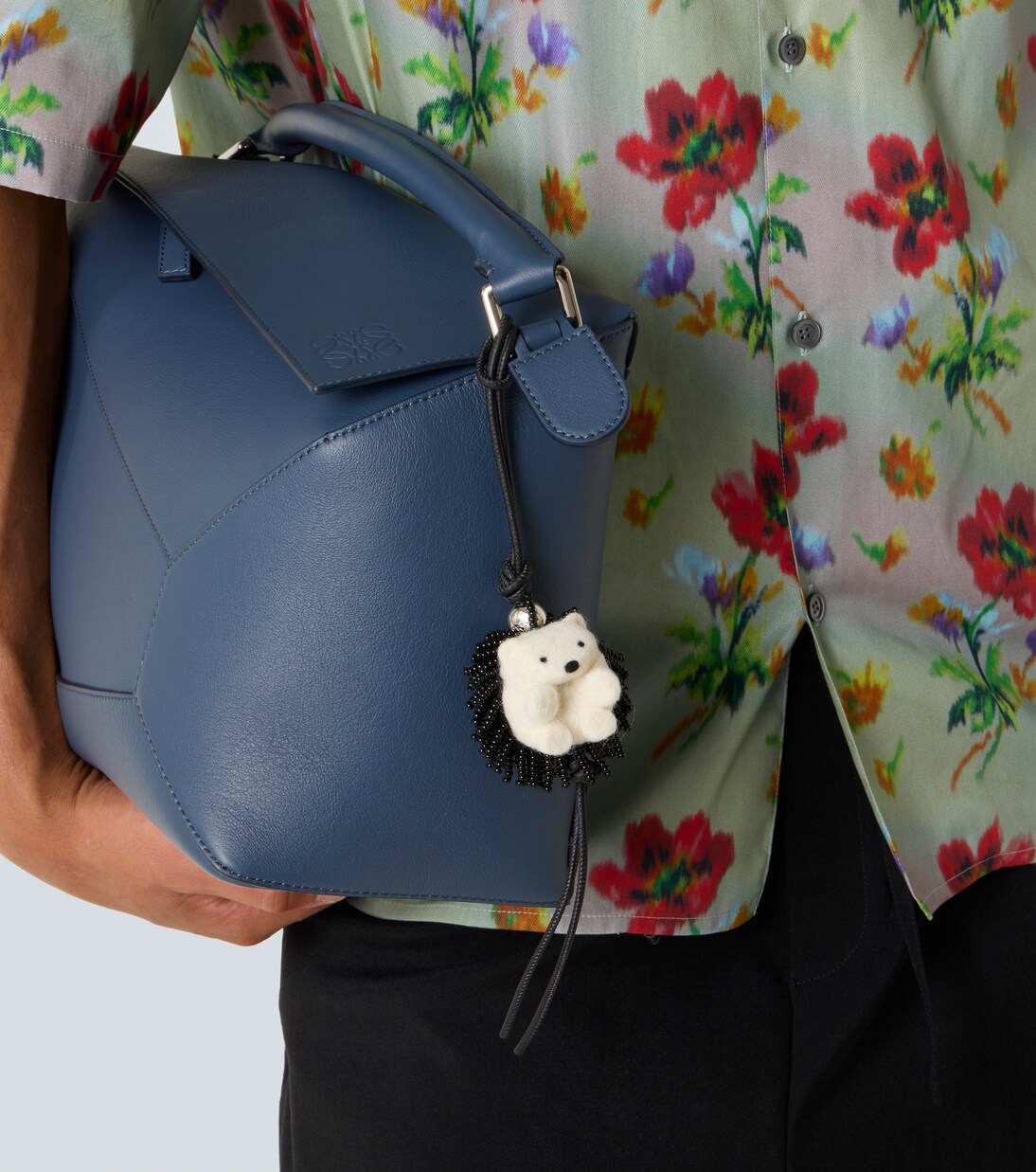 Hedgehog beaded bag charm | Loewe