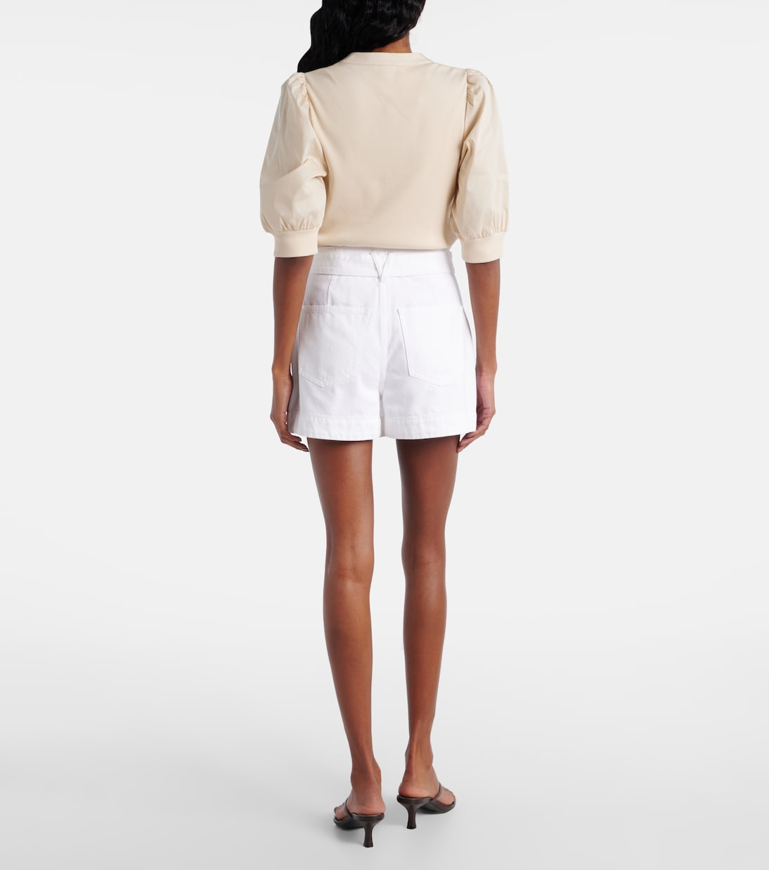 Agee cotton-blend skort | Veronica Beard