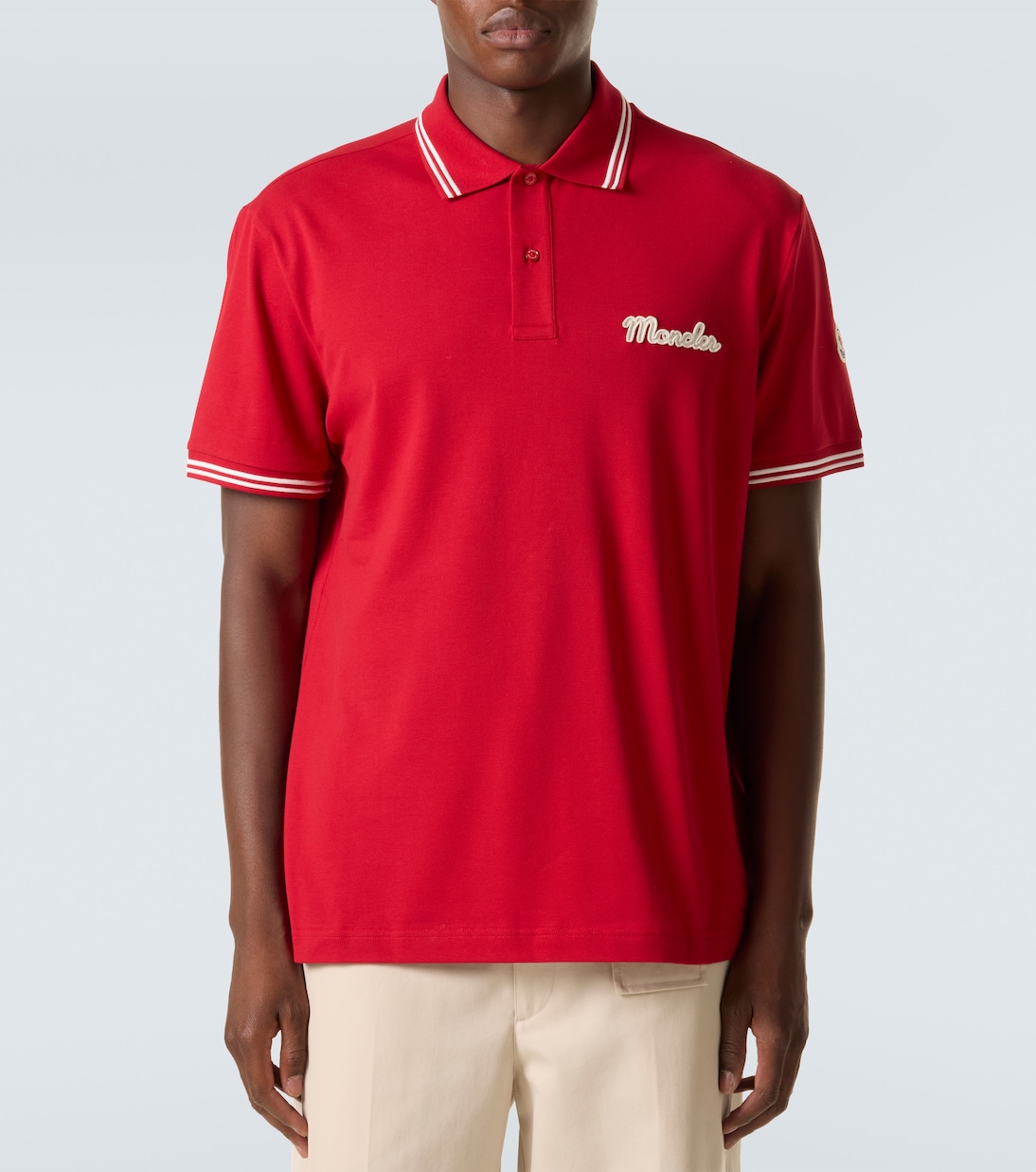 Rugby Shirt aus Baumwoll-Piqué | Moncler