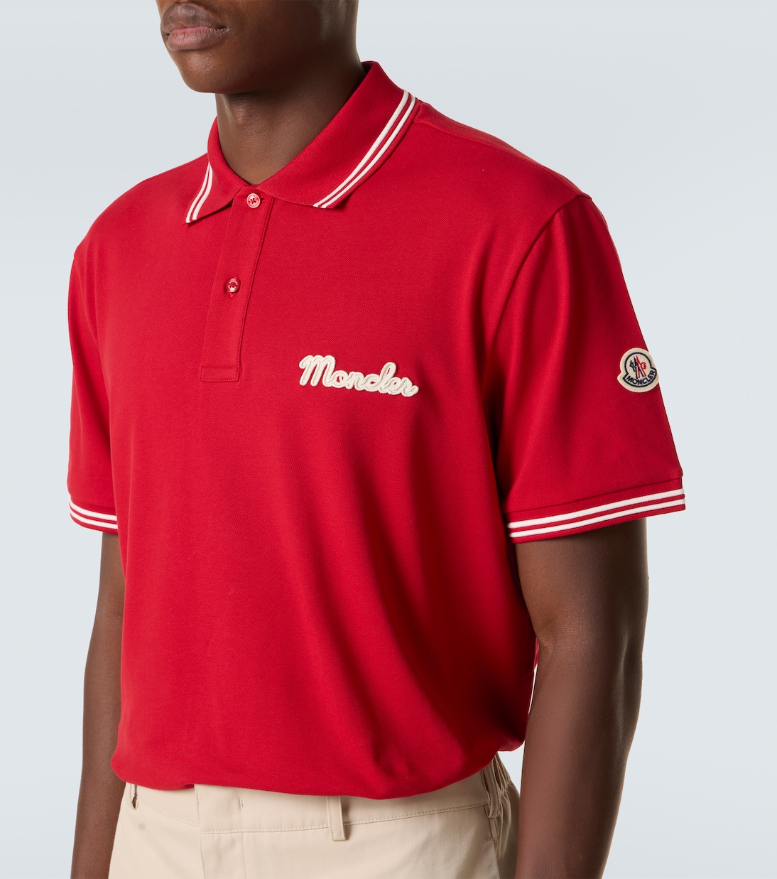 Rugby Shirt aus Baumwoll-Piqué | Moncler