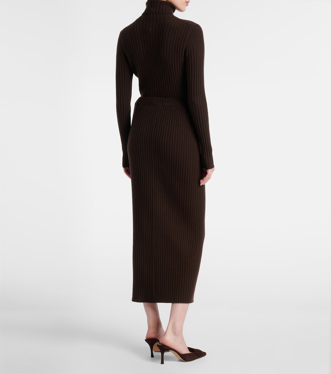 Maxirock aus Rippstrick | Jardin des Orangers