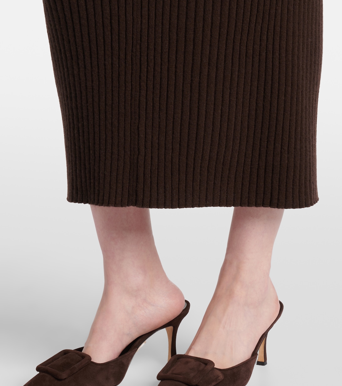 Maxirock aus Rippstrick | Jardin des Orangers