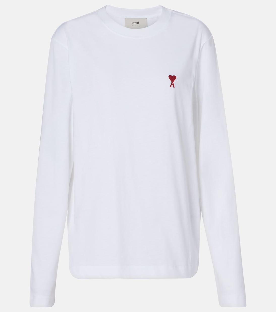 T-Shirt Ami De Cœur aus Baumwoll-Jersey | Ami Paris