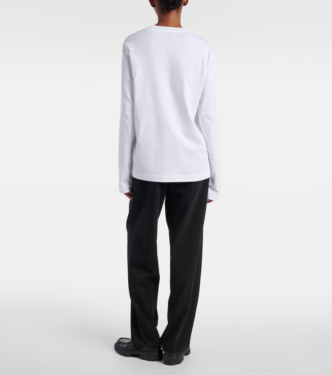 T-Shirt Ami De Cœur aus Baumwoll-Jersey | Ami Paris