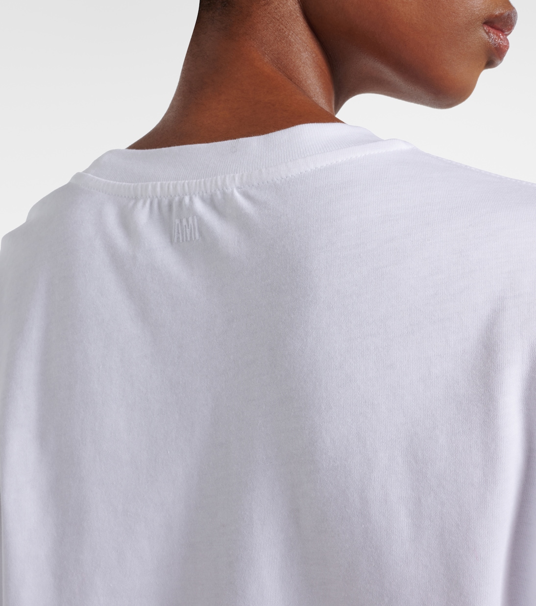 T-Shirt Ami De Cœur aus Baumwoll-Jersey | Ami Paris