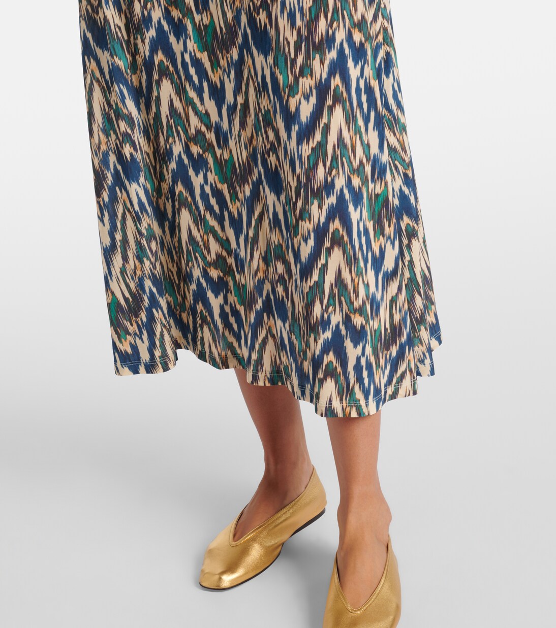 Orla印花针织中长连衣裙 | Ulla Johnson