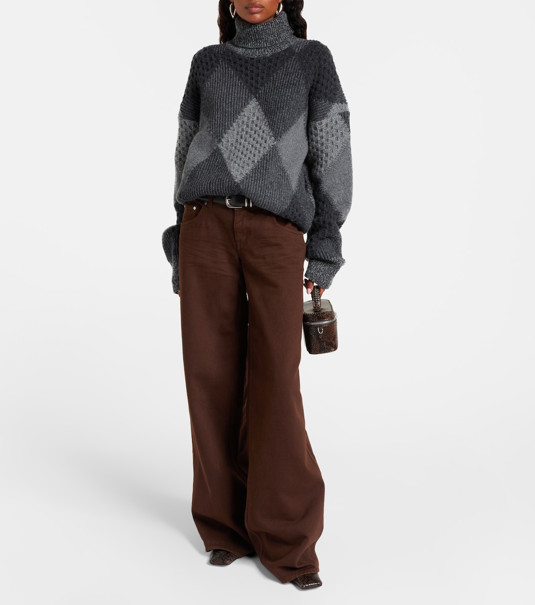 Low-Rise Wirde-Leg Jeans | Stella McCartney