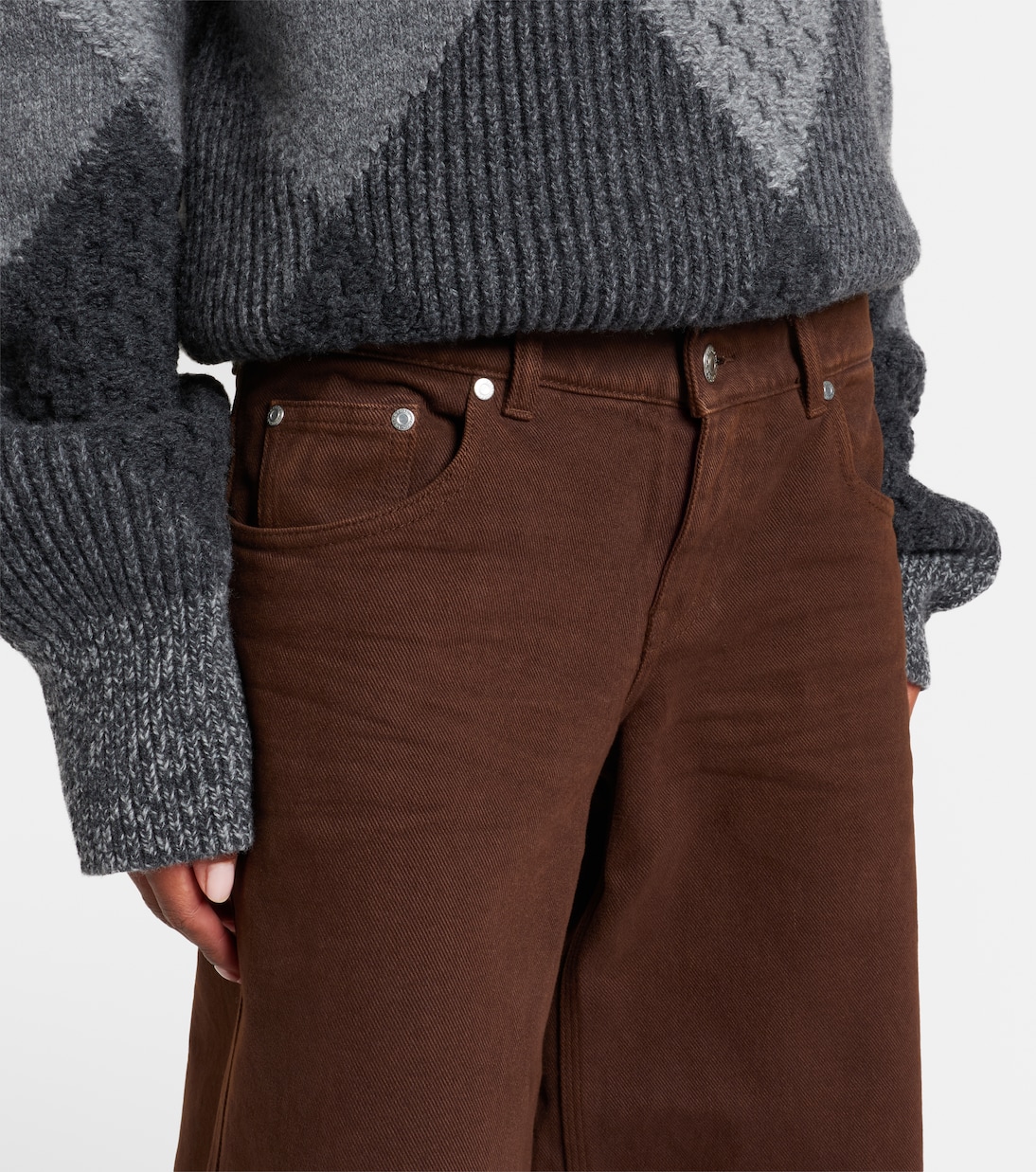 Low-Rise Wirde-Leg Jeans | Stella McCartney