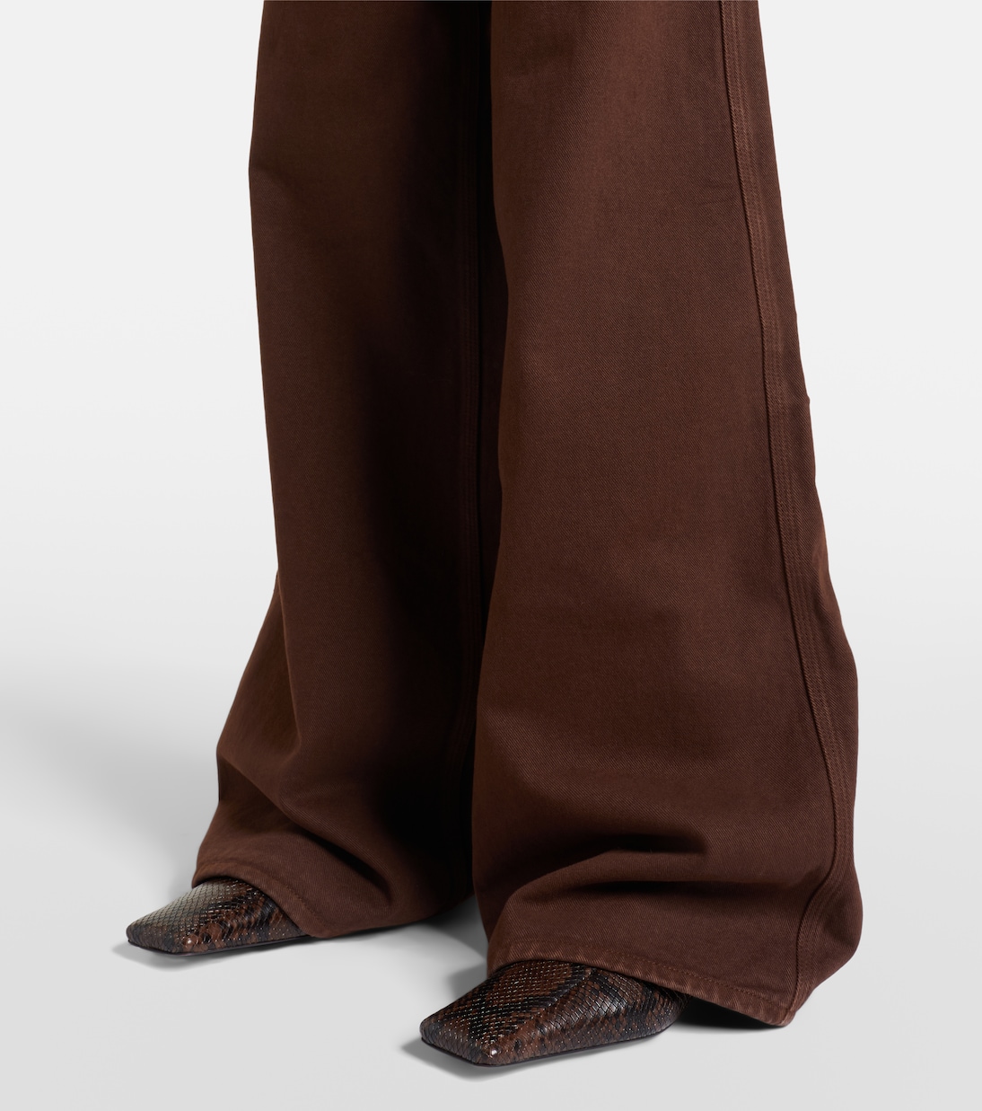 Low-Rise Wirde-Leg Jeans | Stella McCartney