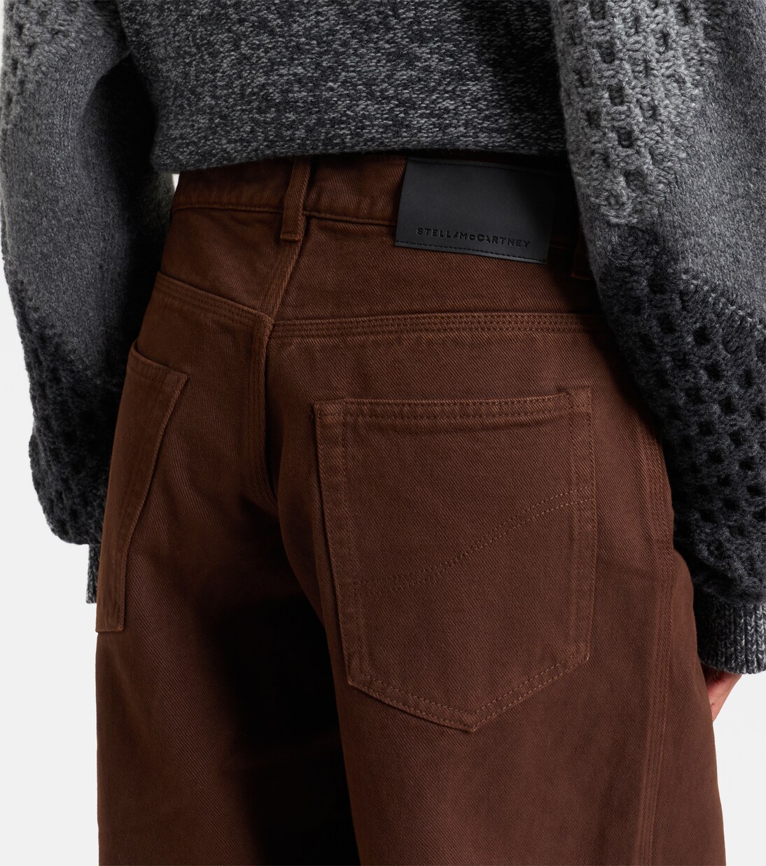 Low-Rise Wirde-Leg Jeans | Stella McCartney