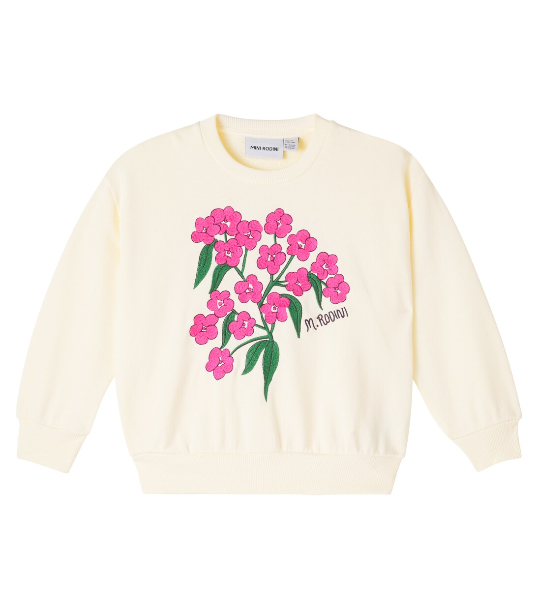 Printed cotton sweatshirt | Mini Rodini