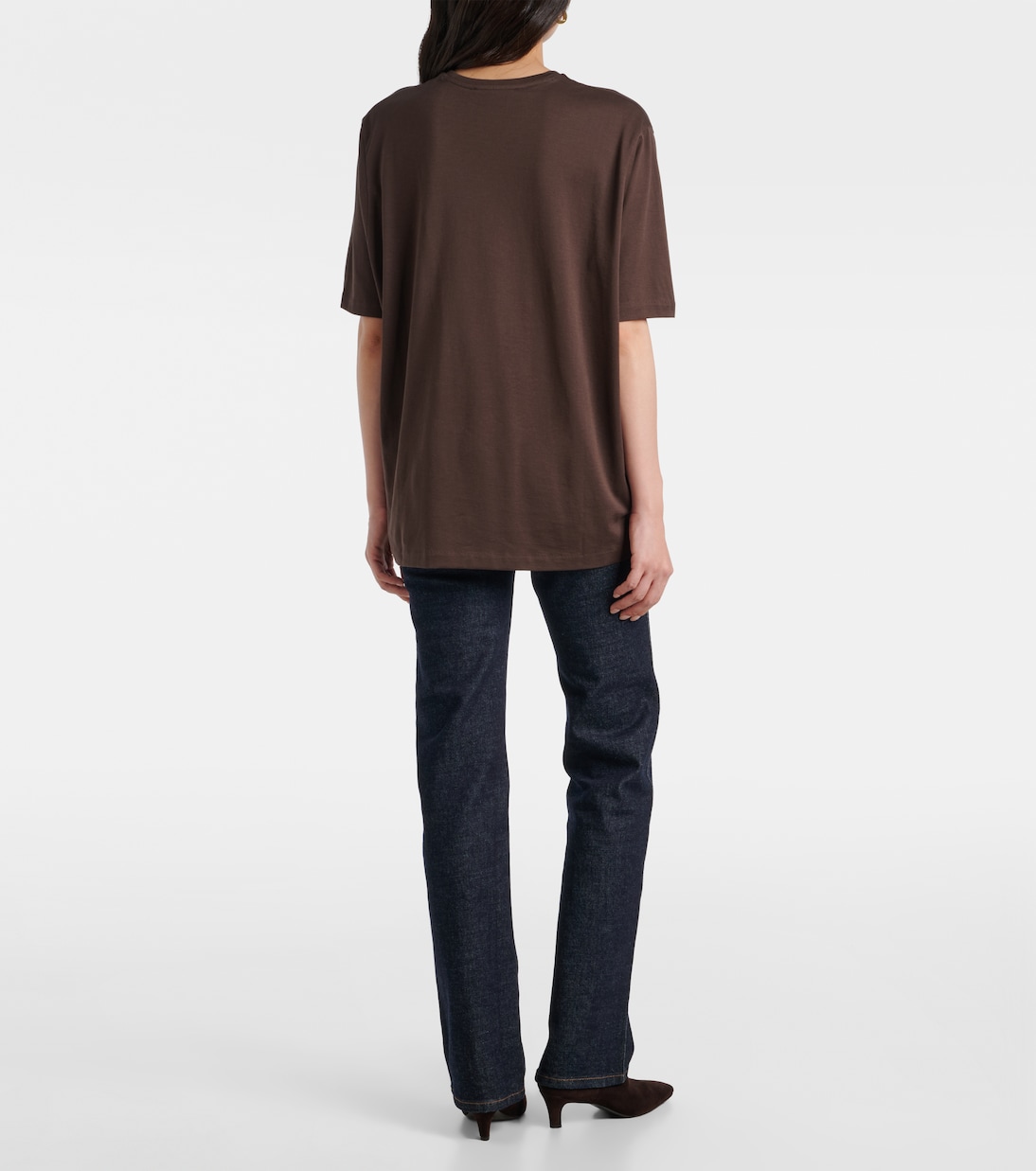 T-Shirt Harper aus Baumwoll-Jersey | The Frankie Shop