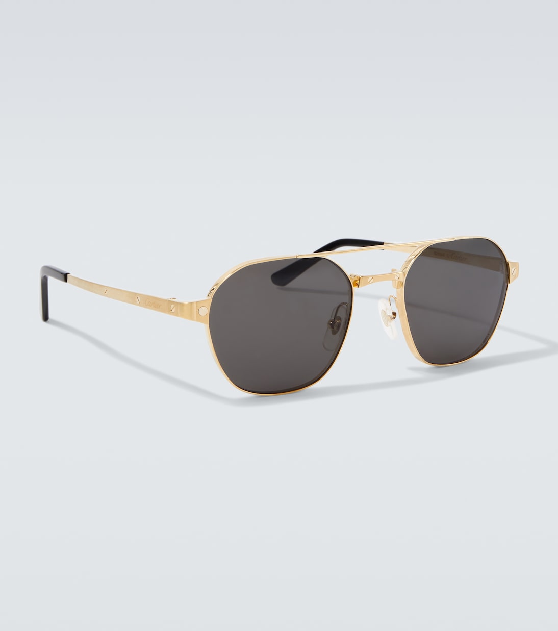 Aviator-Sonnenbrille Santos De Cartier | Cartier Eyewear Collection