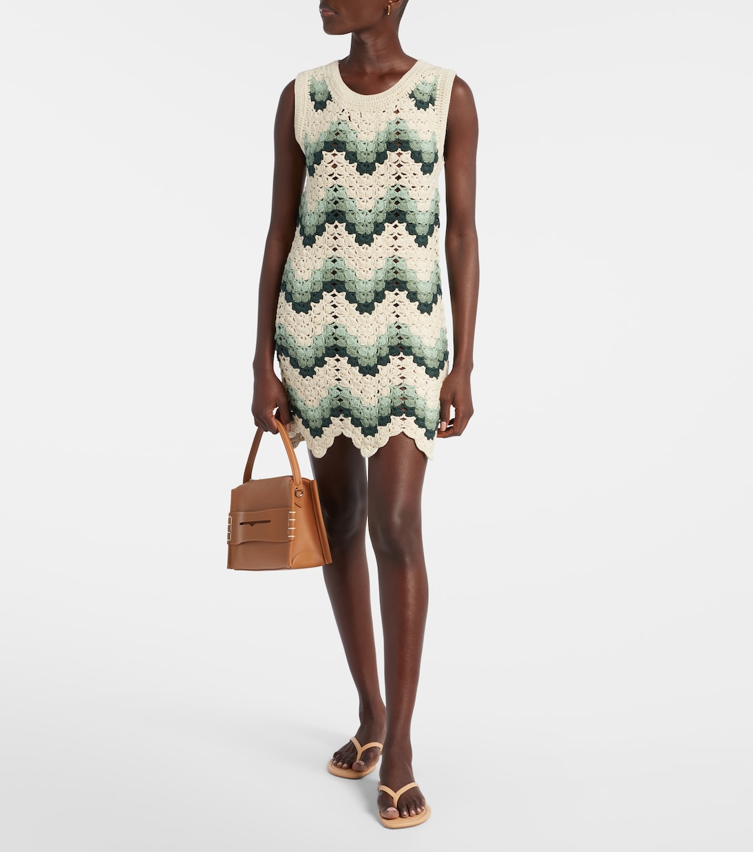 Tidal Sandrine cotton crochet minidress | The Upside