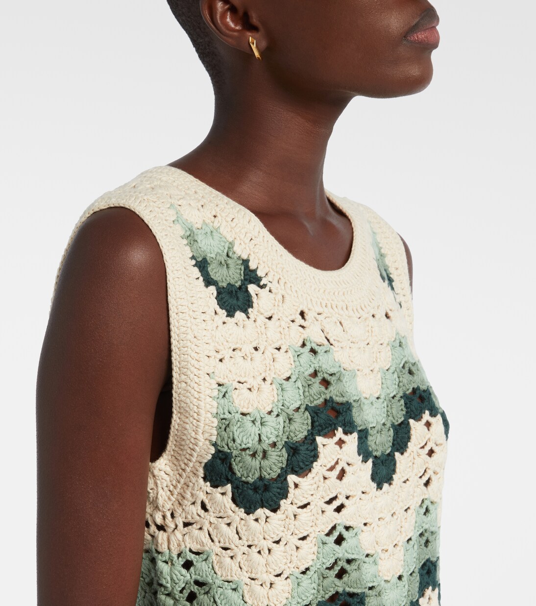 Tidal Sandrine cotton crochet minidress | The Upside