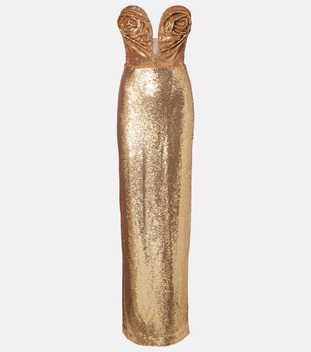 Abito lungo con paillettes | Carolina Herrera