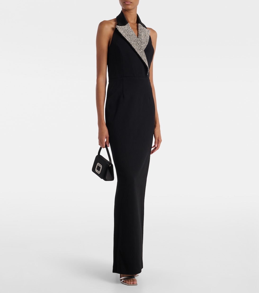 Robe longue à cristaux | Rebecca Vallance