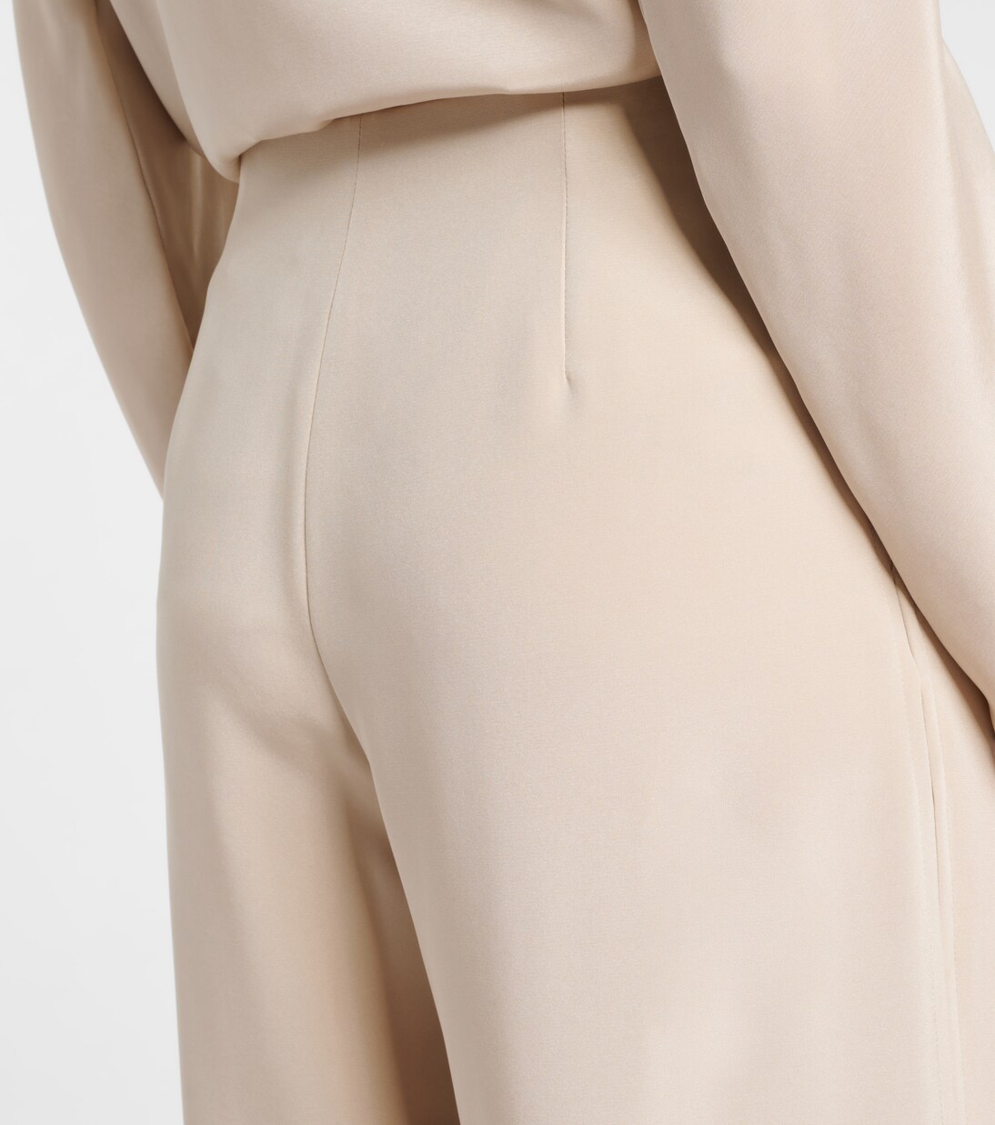 Pantalon ample Palude en soie mélangée | Max Mara