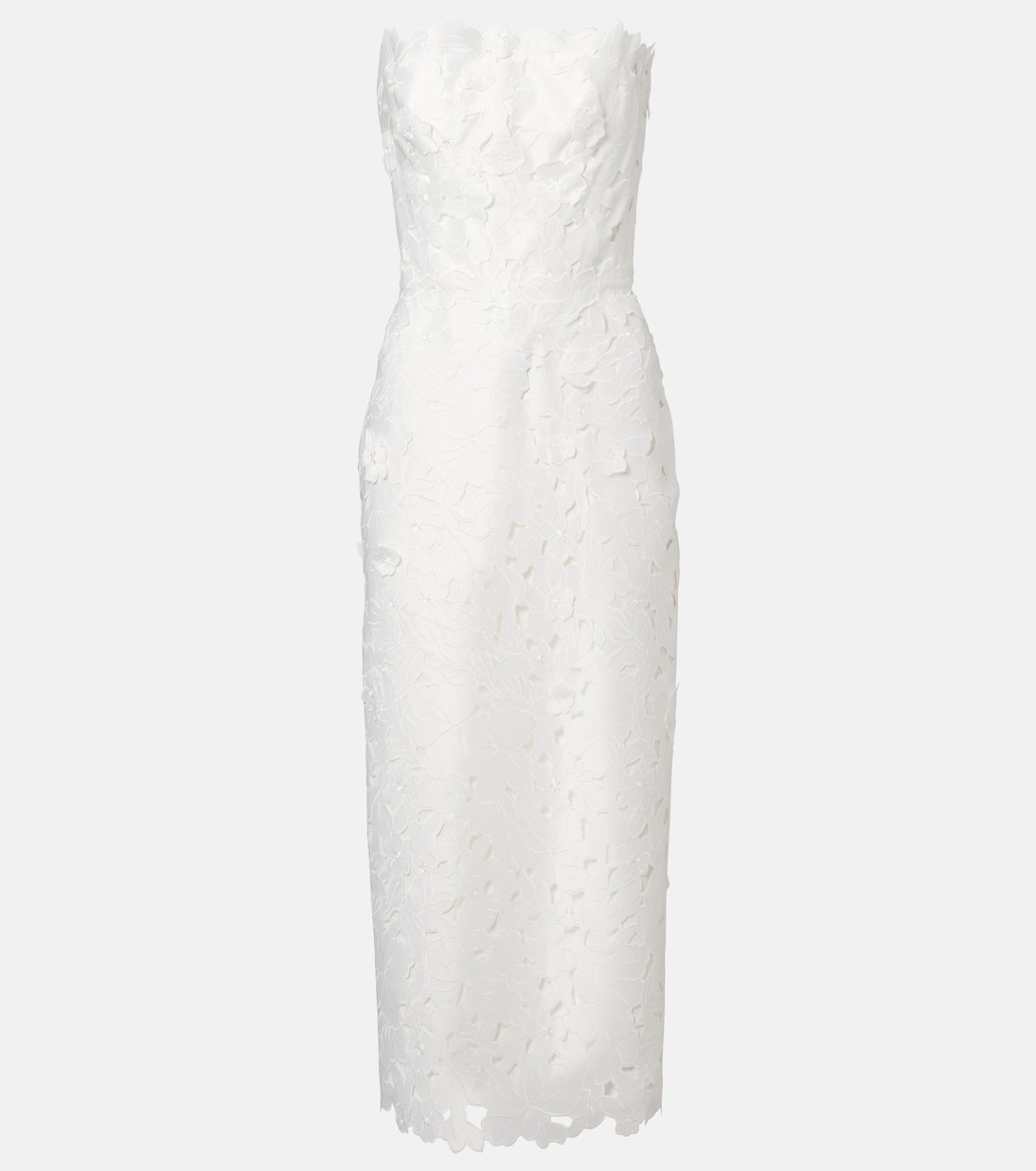 Lace bustier gown | Costarellos