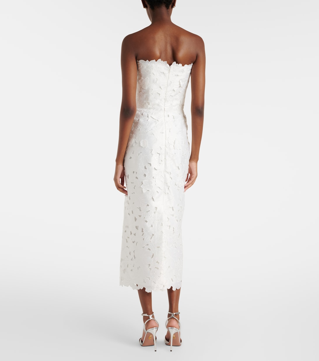Lace bustier gown | Costarellos