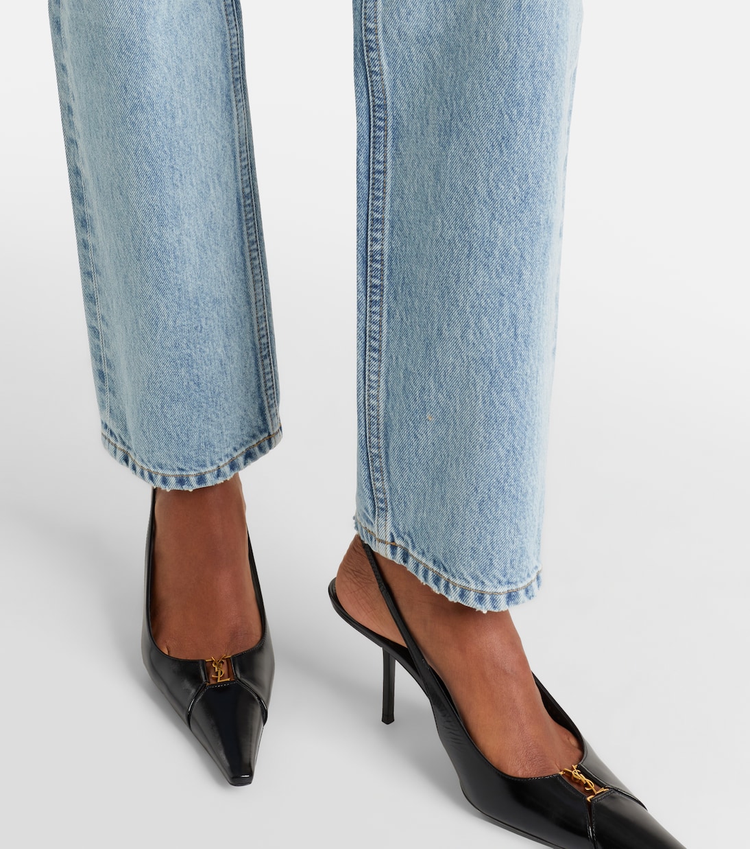 High-Rise Straight Jeans | Saint Laurent