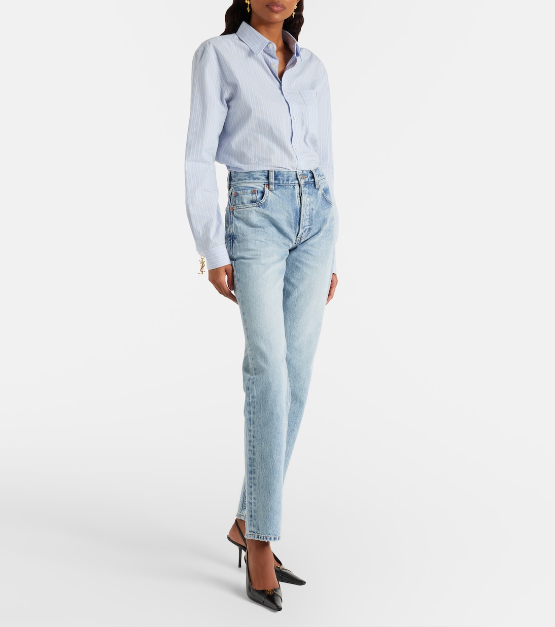 High-Rise Straight Jeans | Saint Laurent