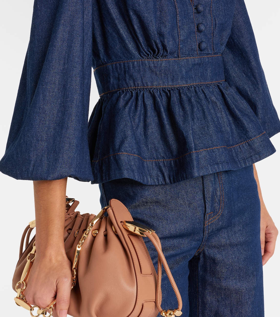 Awaken denim blouse | Zimmermann