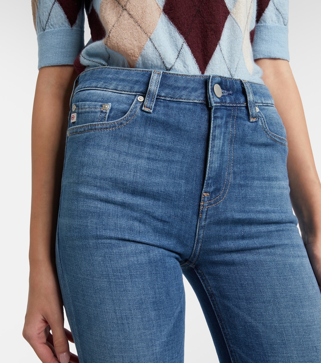 Tropea high-rise flared jeans | AG Jeans