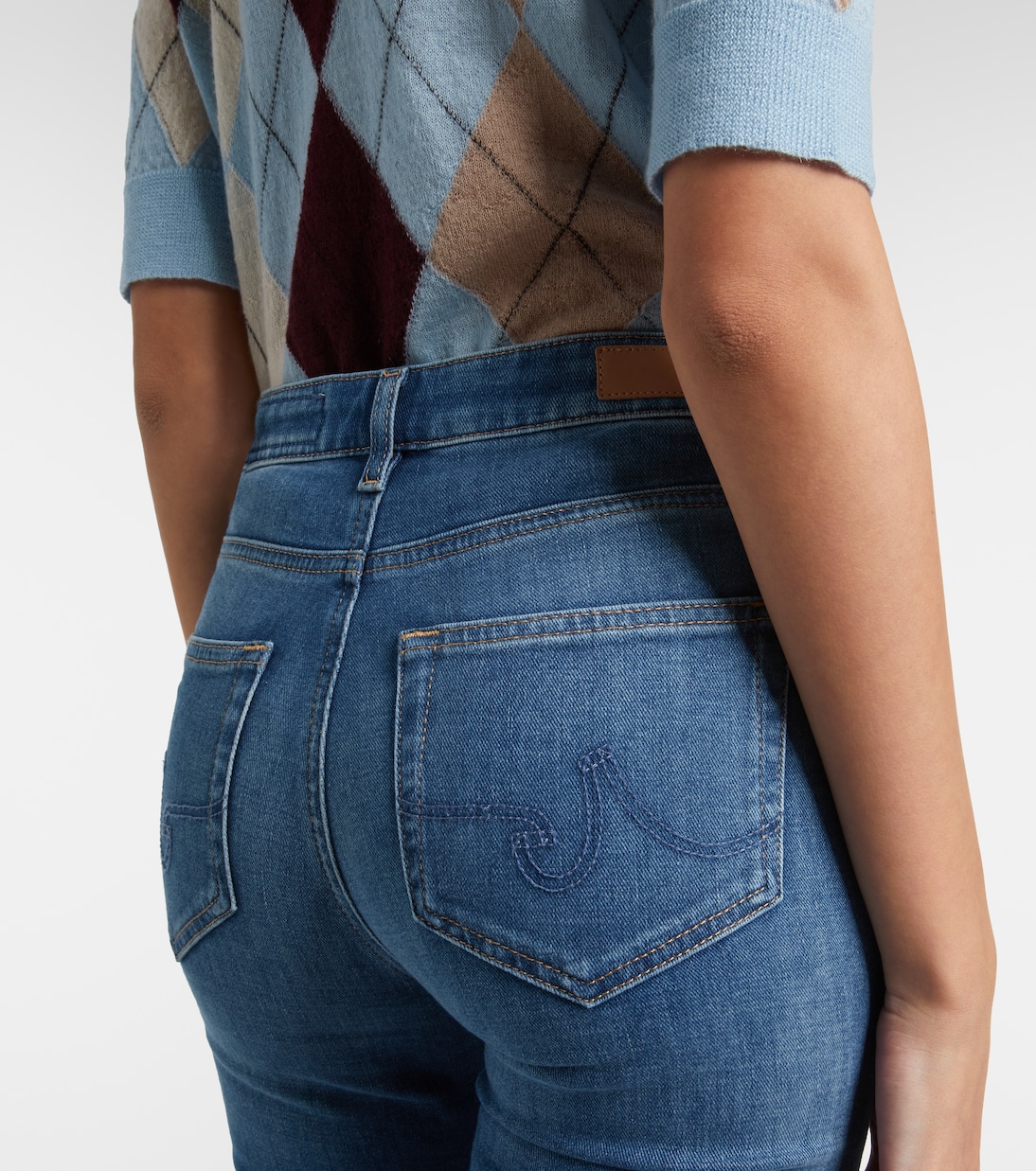 Tropea high-rise flared jeans | AG Jeans