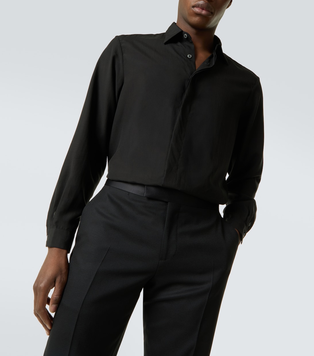 Tencel and linen shirt | Lardini