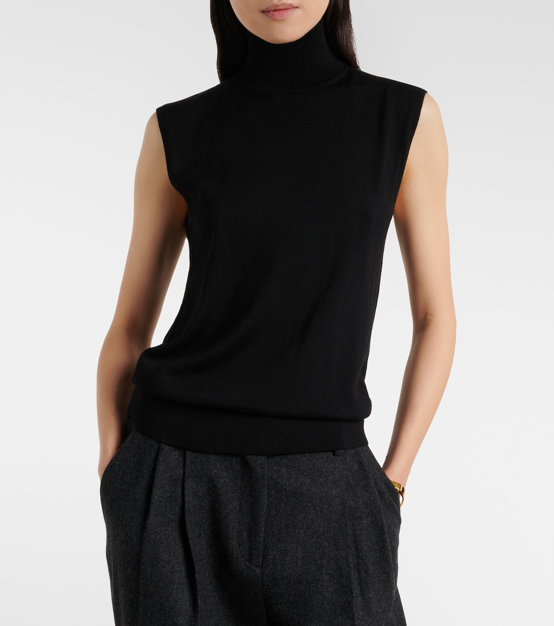 Pullunder aus Wolle und Seide | Toteme