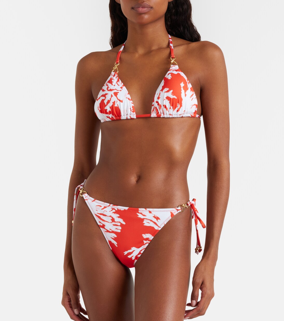 Bedrucktes Bikini-Oberteil Leoni | Alexandra Miro