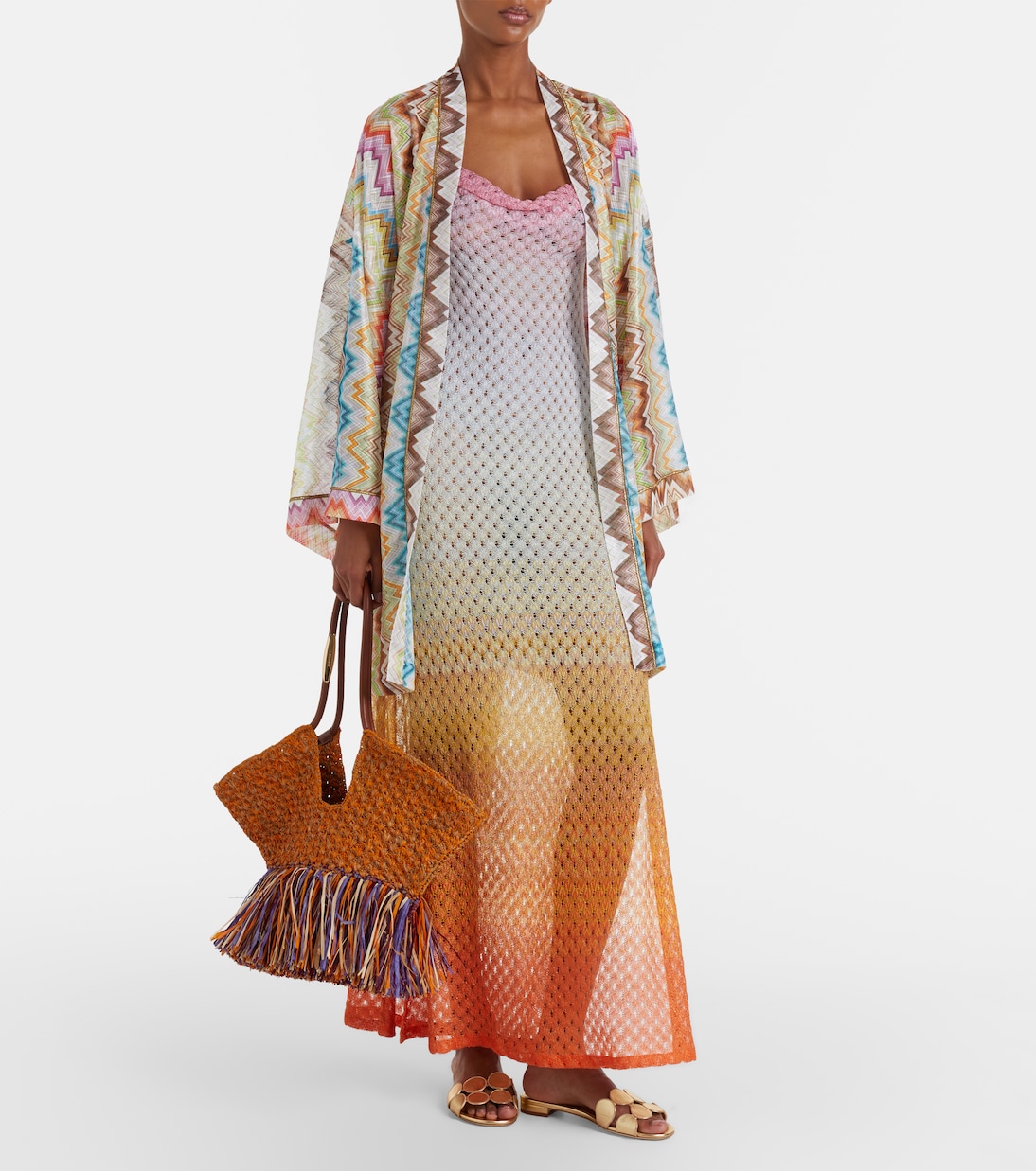 Zigzag beach cover-up | Missoni