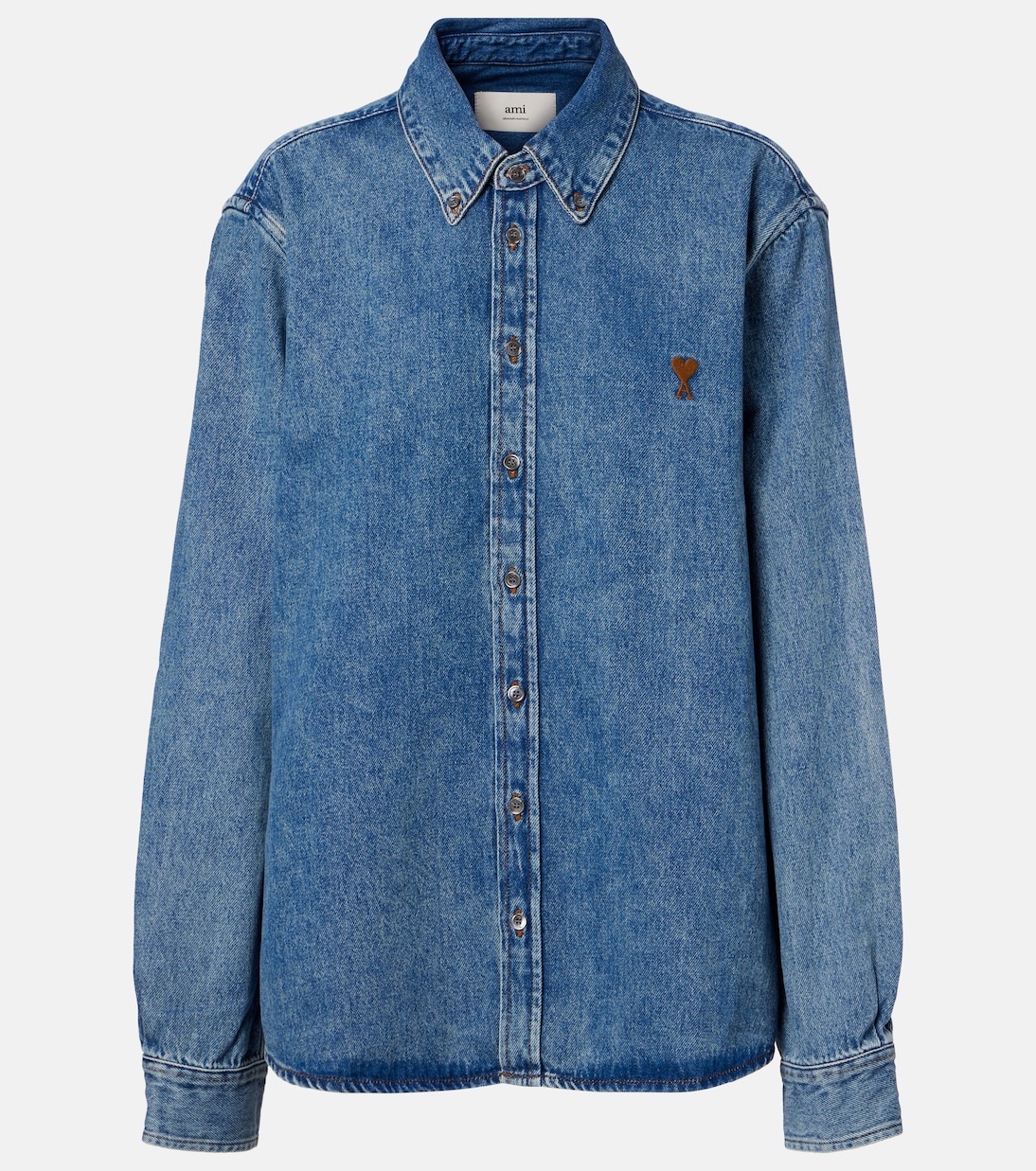 Ami de Cœur denim shirt | Ami Paris