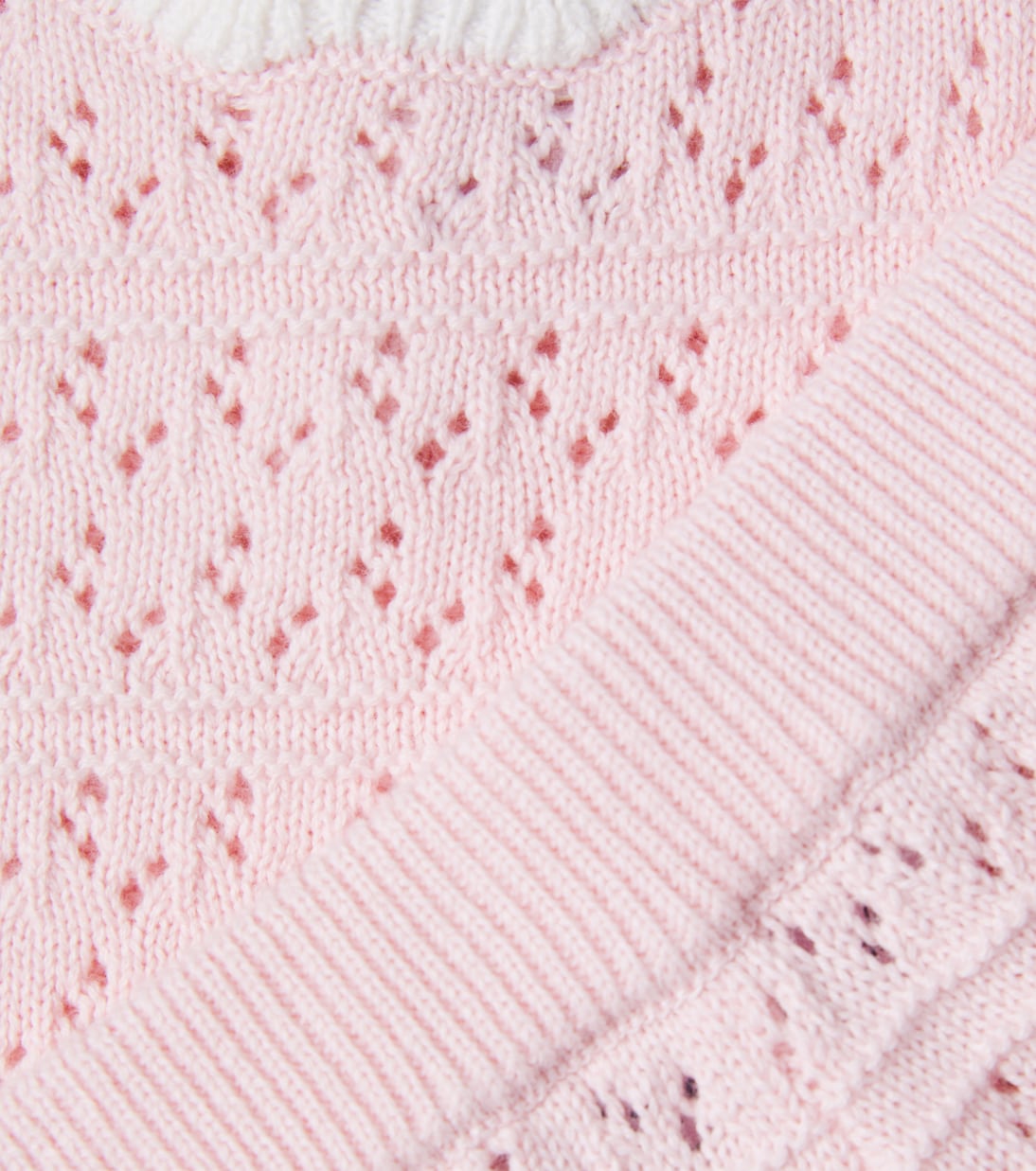 Baby open-knit cotton top and shorts set | Tartine et Chocolat