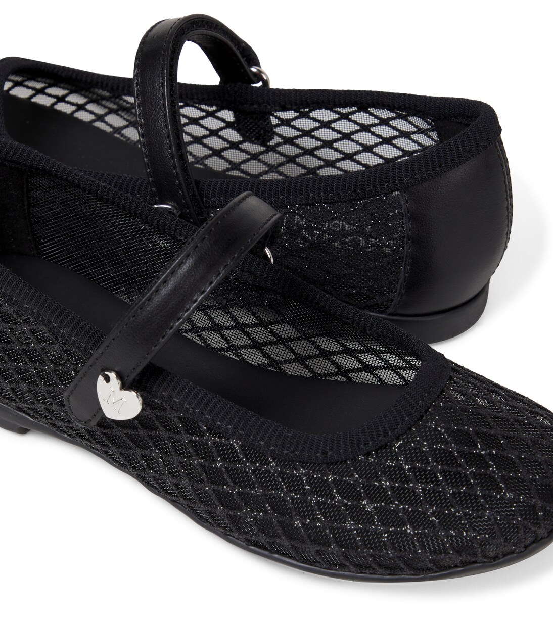 Ballerine Mary Jane in mesh | Monnalisa