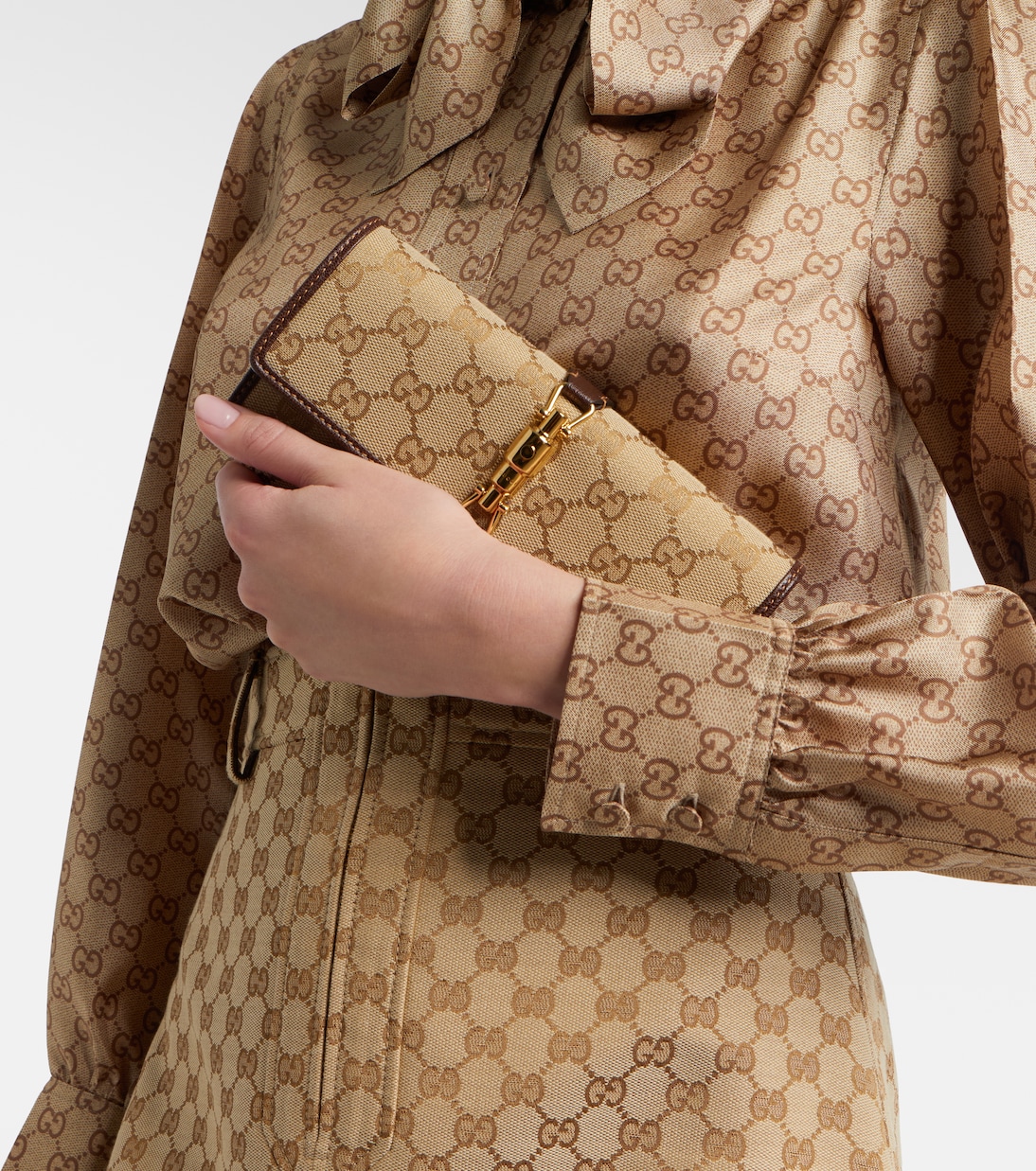 Gucci Jackie GG Canvas clutch | Gucci