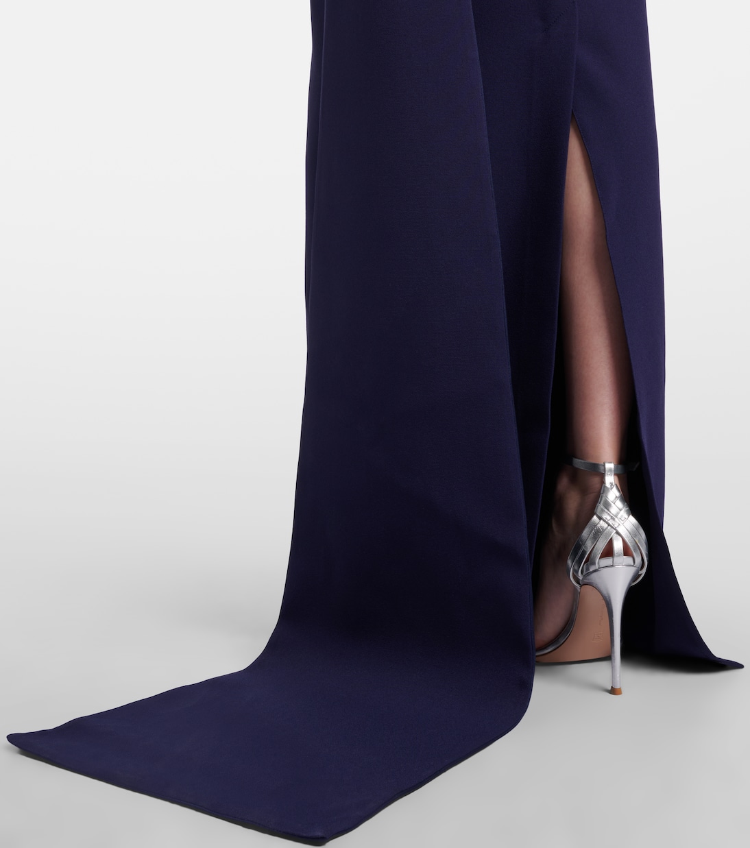 Giorgia off-shoulder crêpe gown | Safiyaa