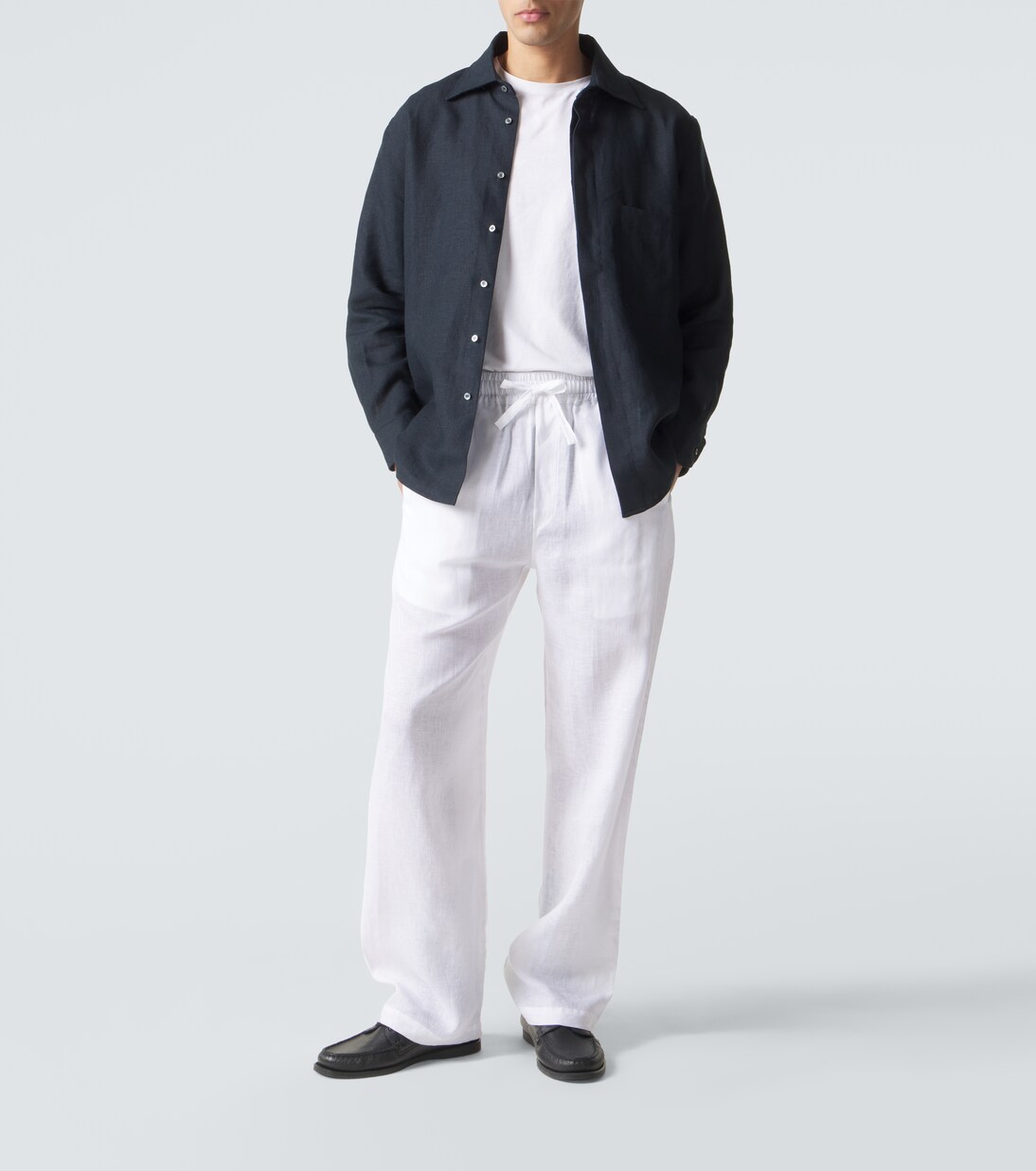 Linen overshirt | Saman Amel